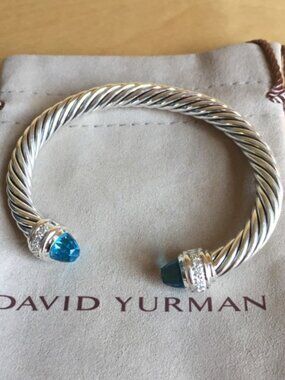 David Yurman 7mm Bracelet 925.